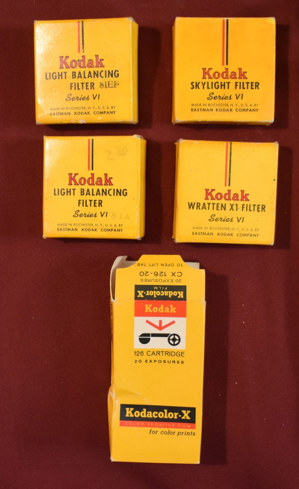 Diamond Gadg-It Bag C907 w/ Kodak Film + Filters, Grafmatic Film Holder + More