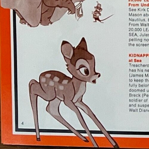 Vintage Walt Disney 8 MM Home Movie Order Guide Bambi Dumbo Sleeping Beauty More