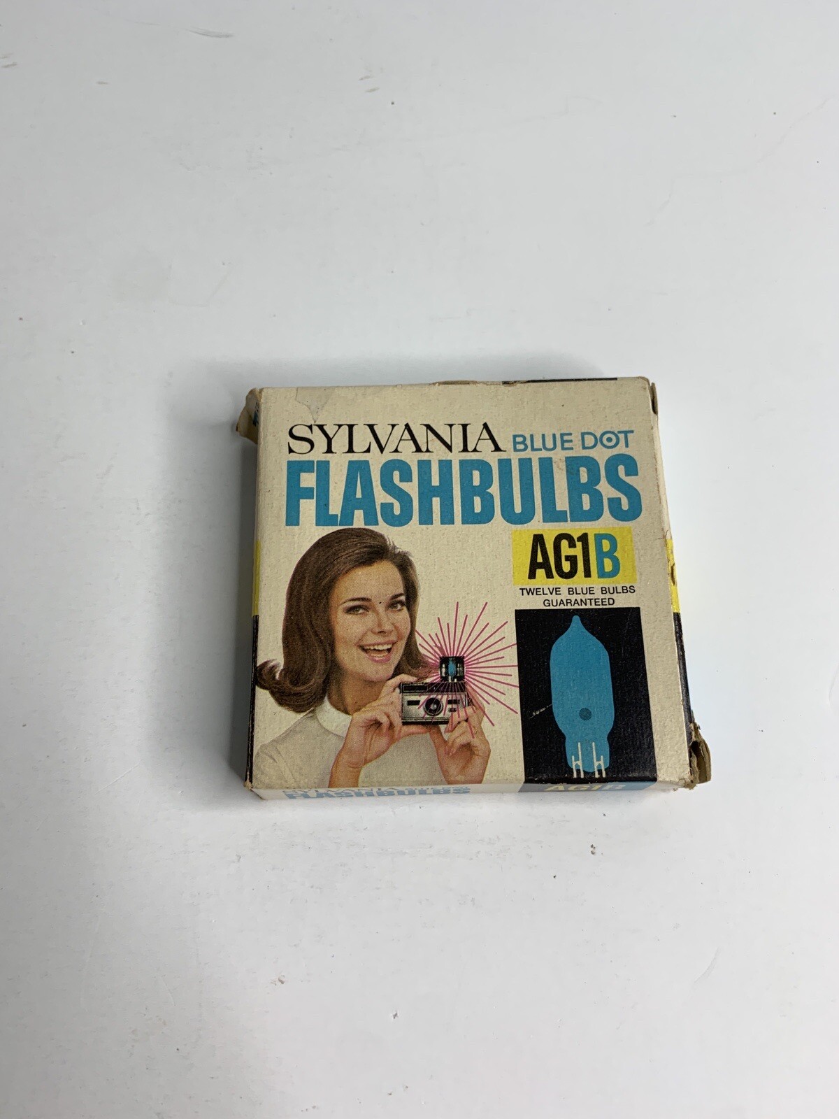 Sylvania Vintage FlashBulbs AG1B Blue Dot 9 Bulbs Photos Camera photography