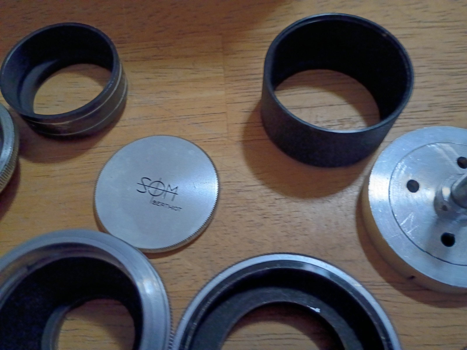 Lot of Assorted Vintage Camera Accessories and Lens Caps Holder More