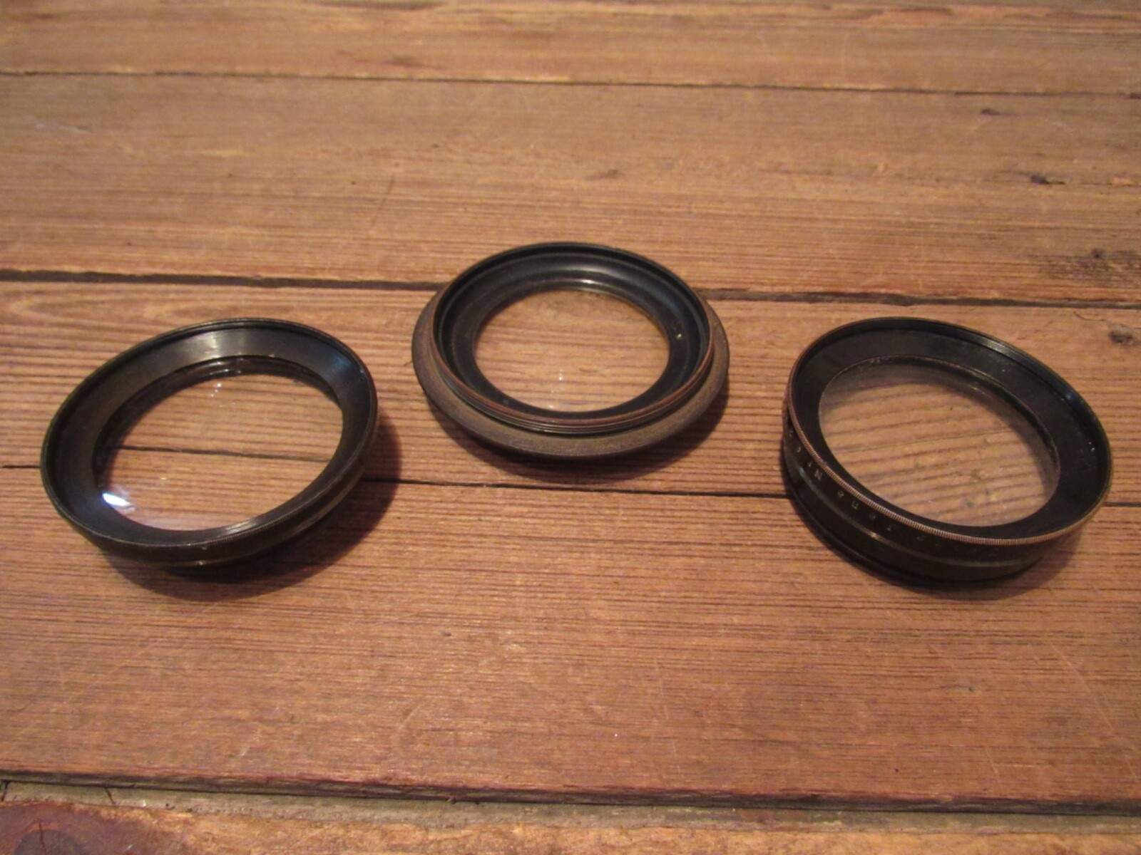 Vintage Brass Carl Zeiss Jena Tessar Lenses Format Film Photography