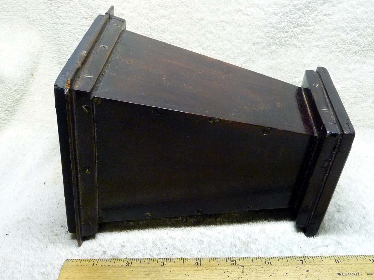 RARE Antique Large Format VIEW Camera WOOD Lens Cone TOP HAT Extension.Close Up?