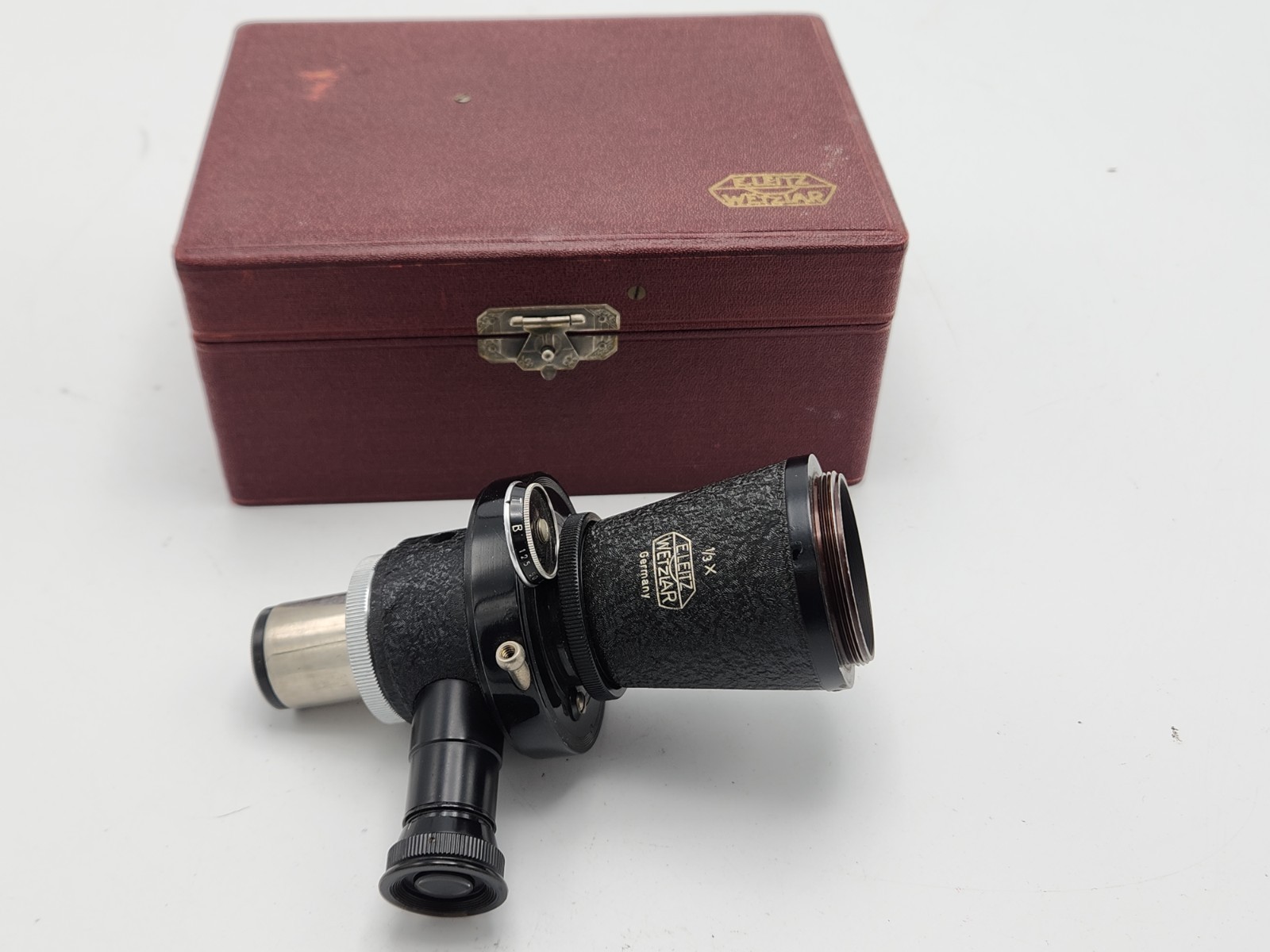 Leica Leitz MIKAS Micro-Isbo Microscope Attachment 1/3x & Box 39mm M39 L39 Mount
