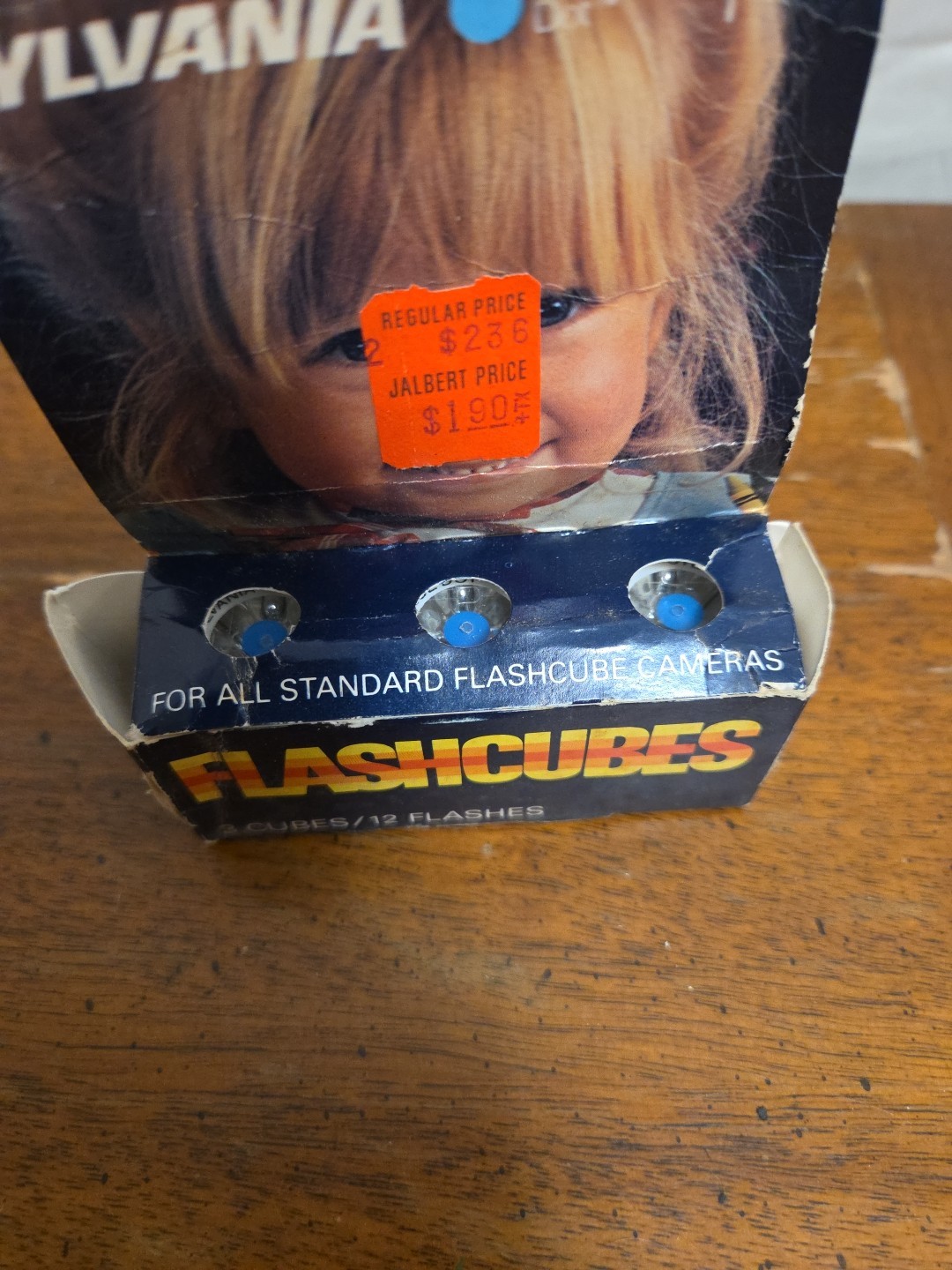 GTE Sylvania Flash Cubes 3 Flashcubes In Original Boxes New