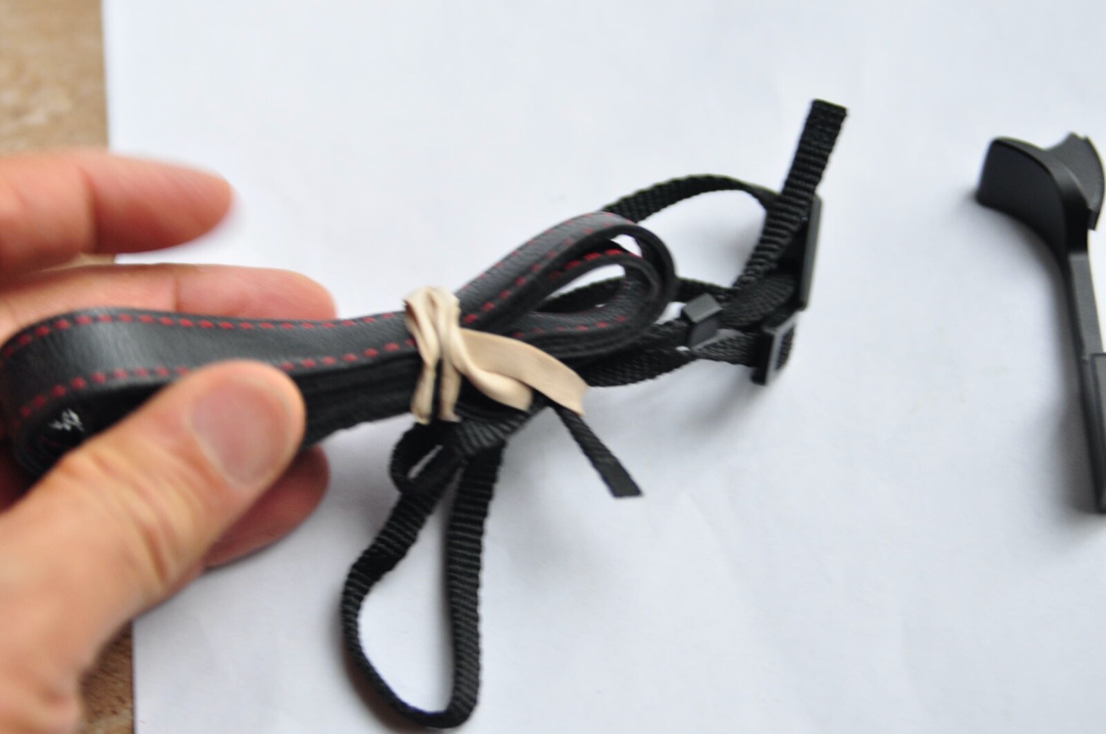 Leica Strap and Haoge THB-QB them Up grip for Leica Q2 cameras
