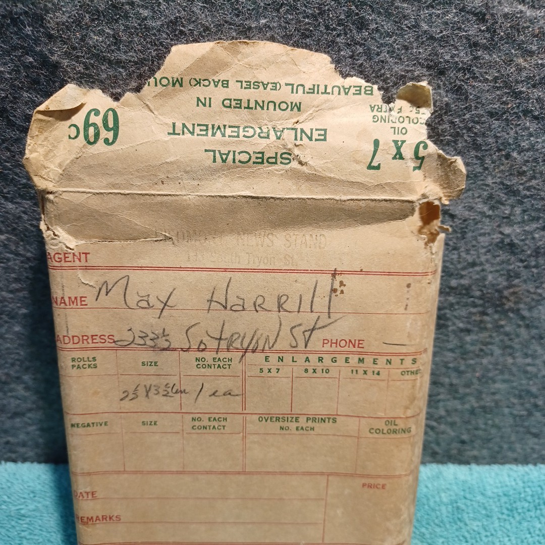 Vintage Envelope from Dixie Photo co. Containing 3 Cassette’s Marked AP Paris