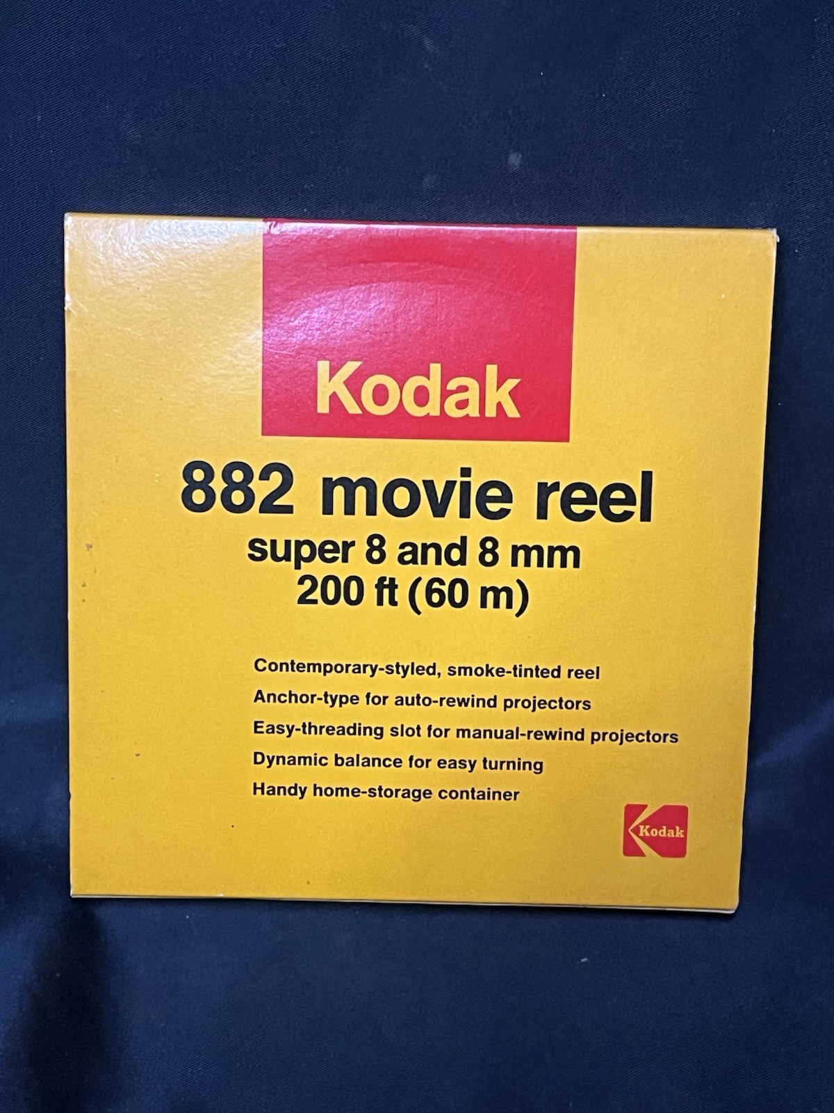 New in Box Kodak 882 Super 8mm Movie Reel 200 ft