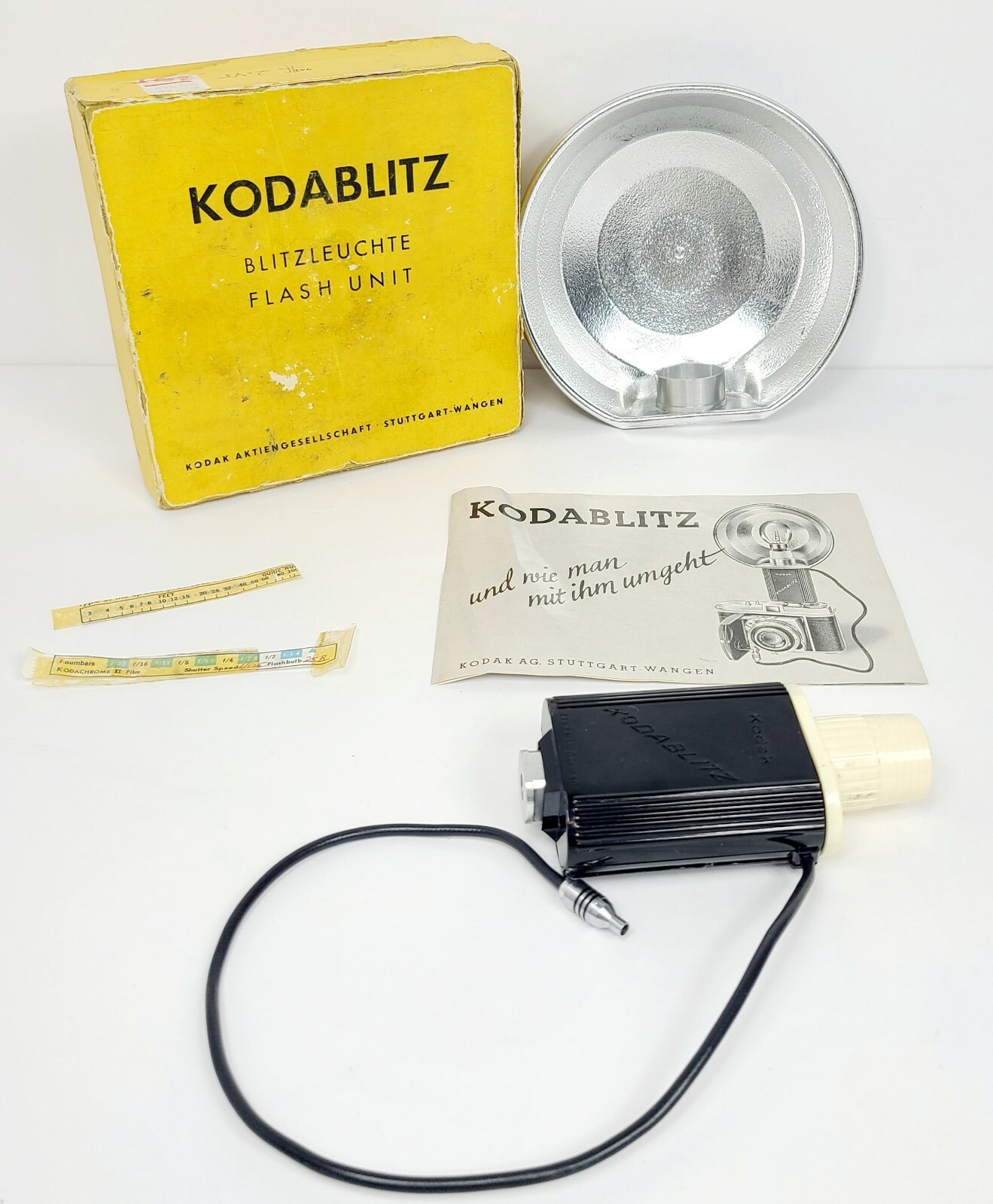 Kodak Kodablitz Flash Unit 195709 Made In Germany VGC Original Box, Instructions