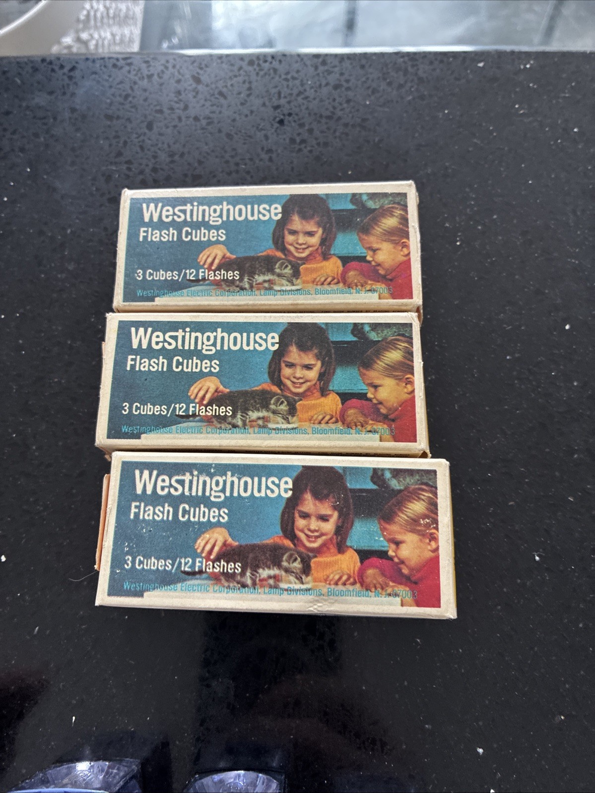 Lot of 8 Westinghouse Unused Flash Cubes 32 Flashes 3 Original Boxes Made USA