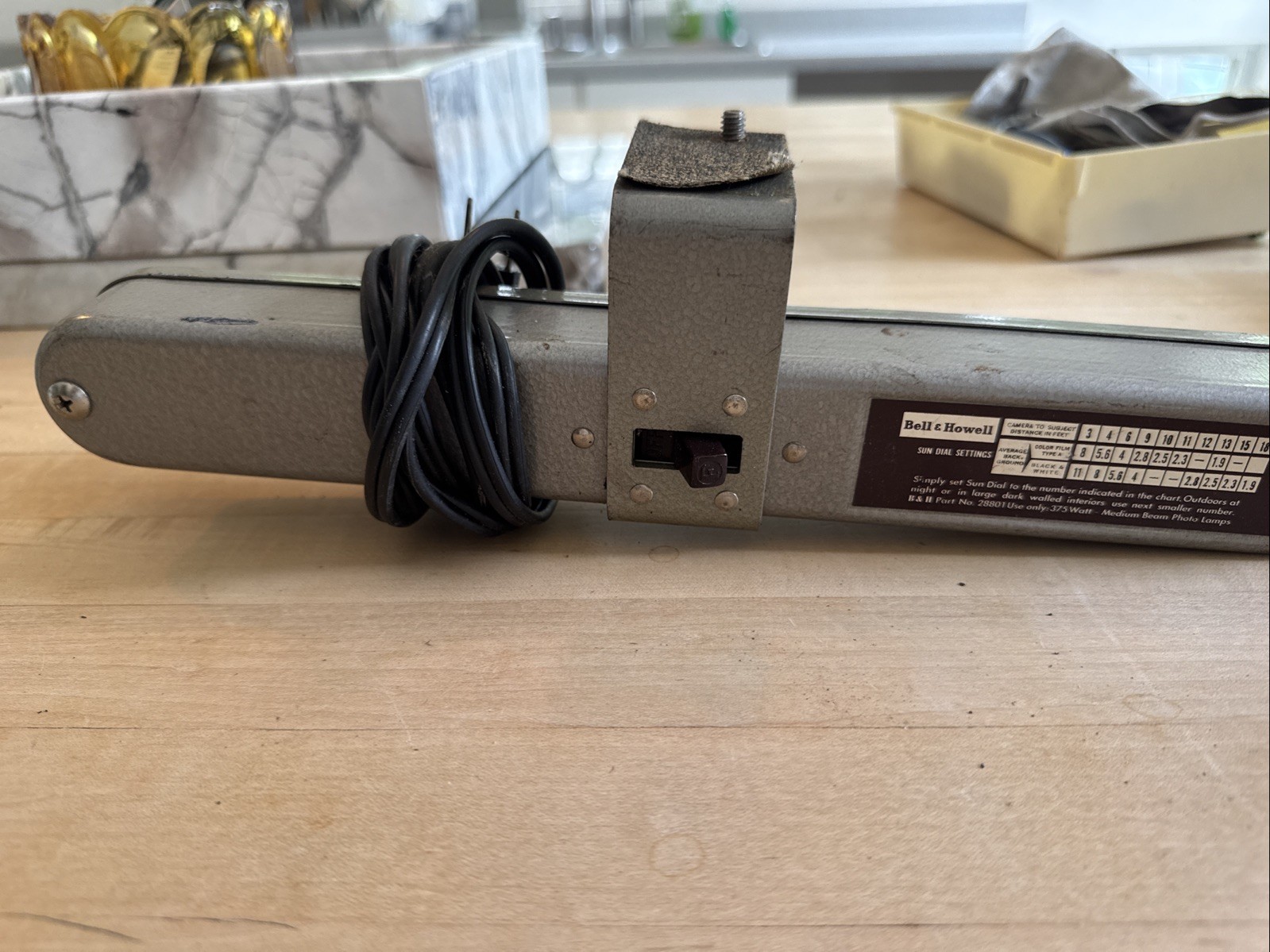 Bell & Howell Light for Indoor Movies 8mm 16mm Vintage Camera Accessory