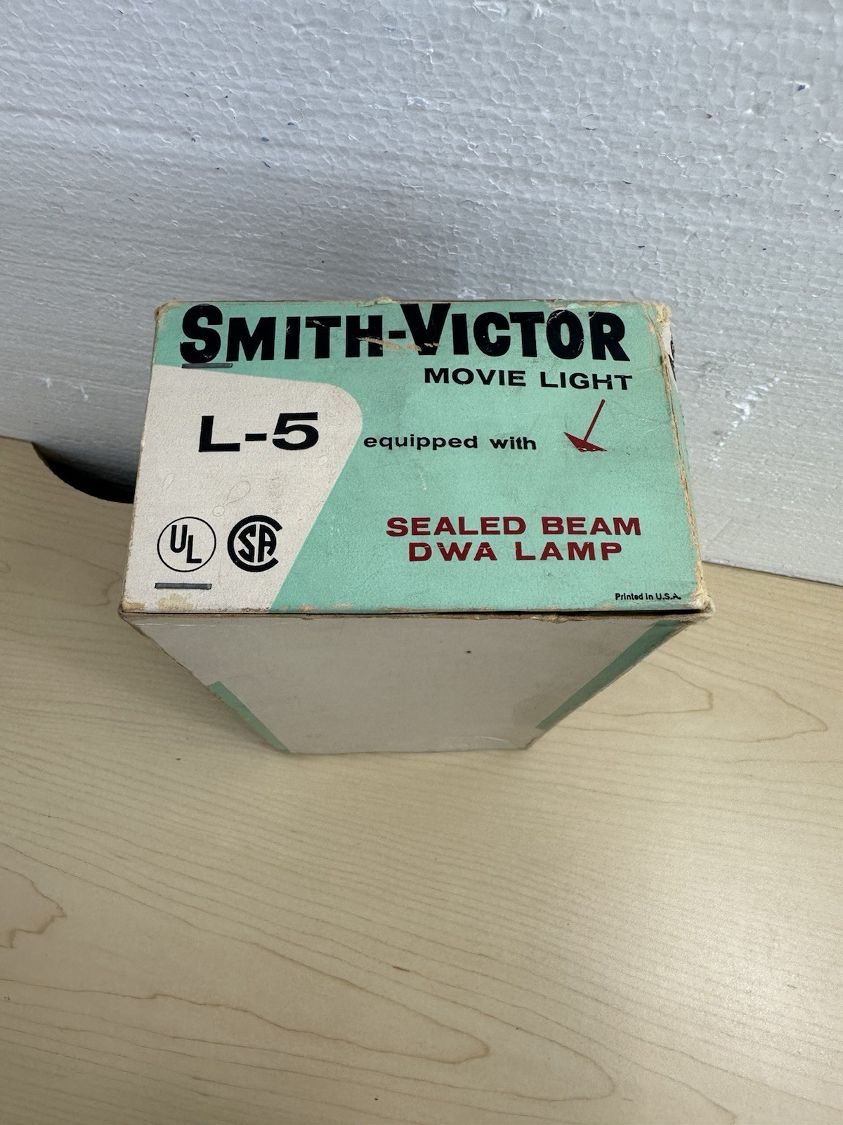 VTG Smith-Victor Model L5 Flood Light Movie Light Tested Works