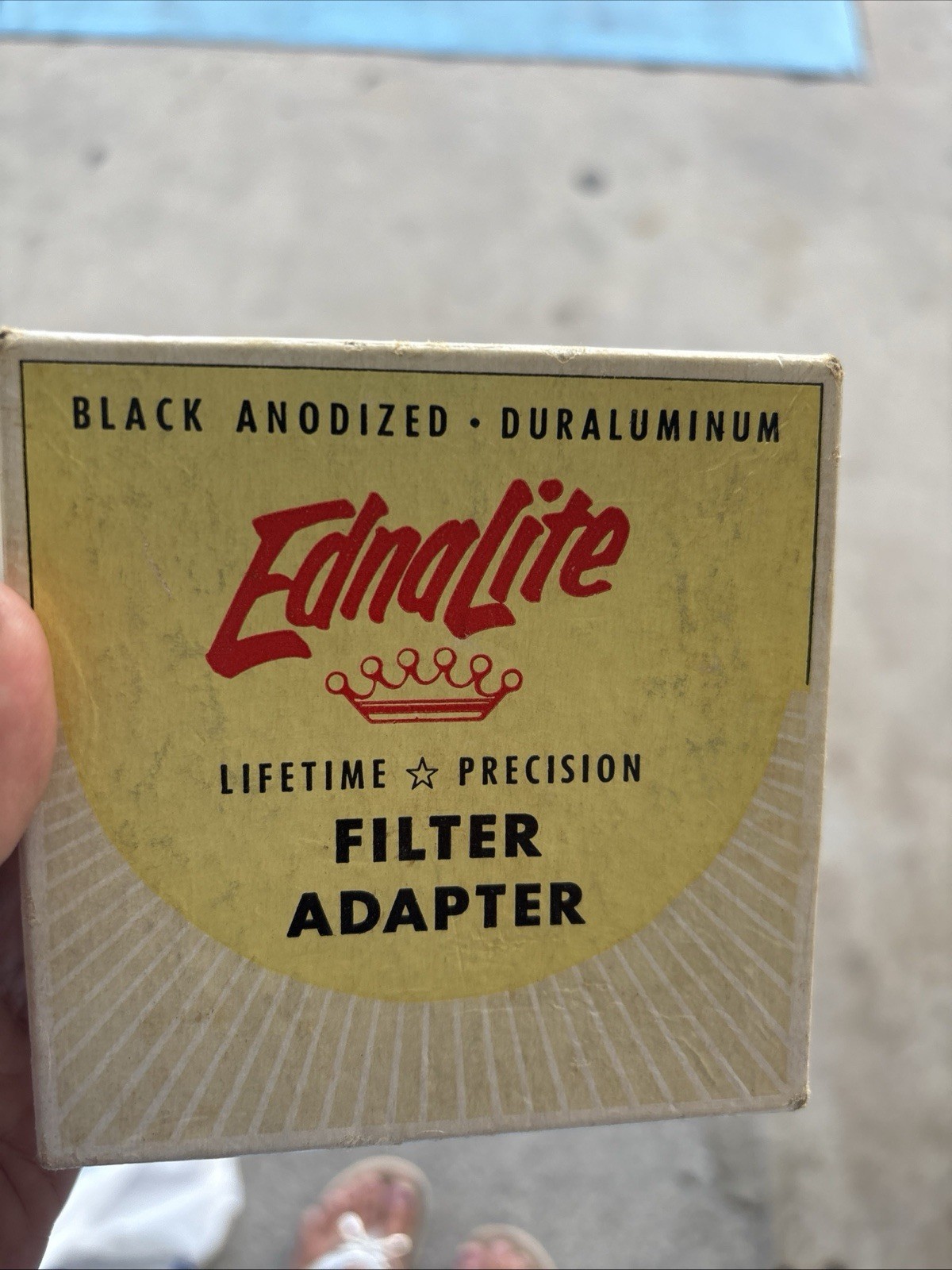 EdnaLite Precision Filter Adapter 7T8 Black Anodized Series # 7