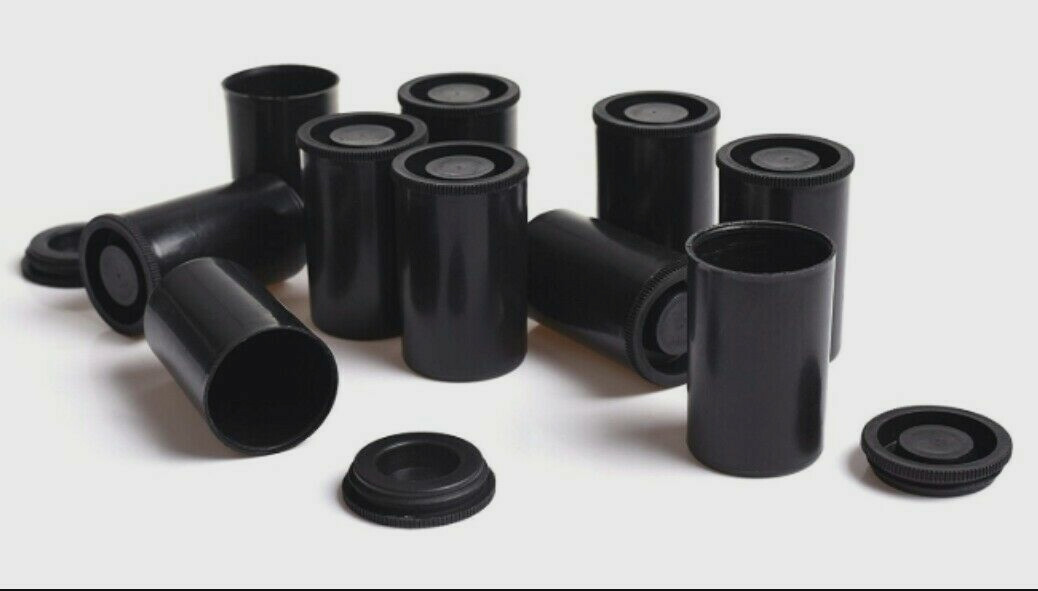 25 Pcs Film Canisters with Caps for Storage of Film Small Accessories & more