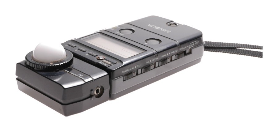 Minolta IV electronic flash meter used cased light exposure meter