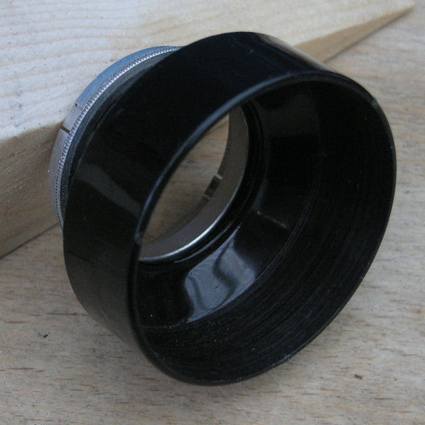 34mm push fit slip on lens hood lightweight shade