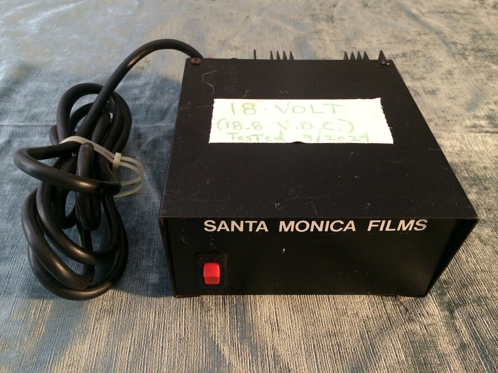 NORRIS FILM PRODUCTS POWER SUPPLY, 110 V.A.C. to 18 V.D.C. for TIME-LAPSE MOTORS