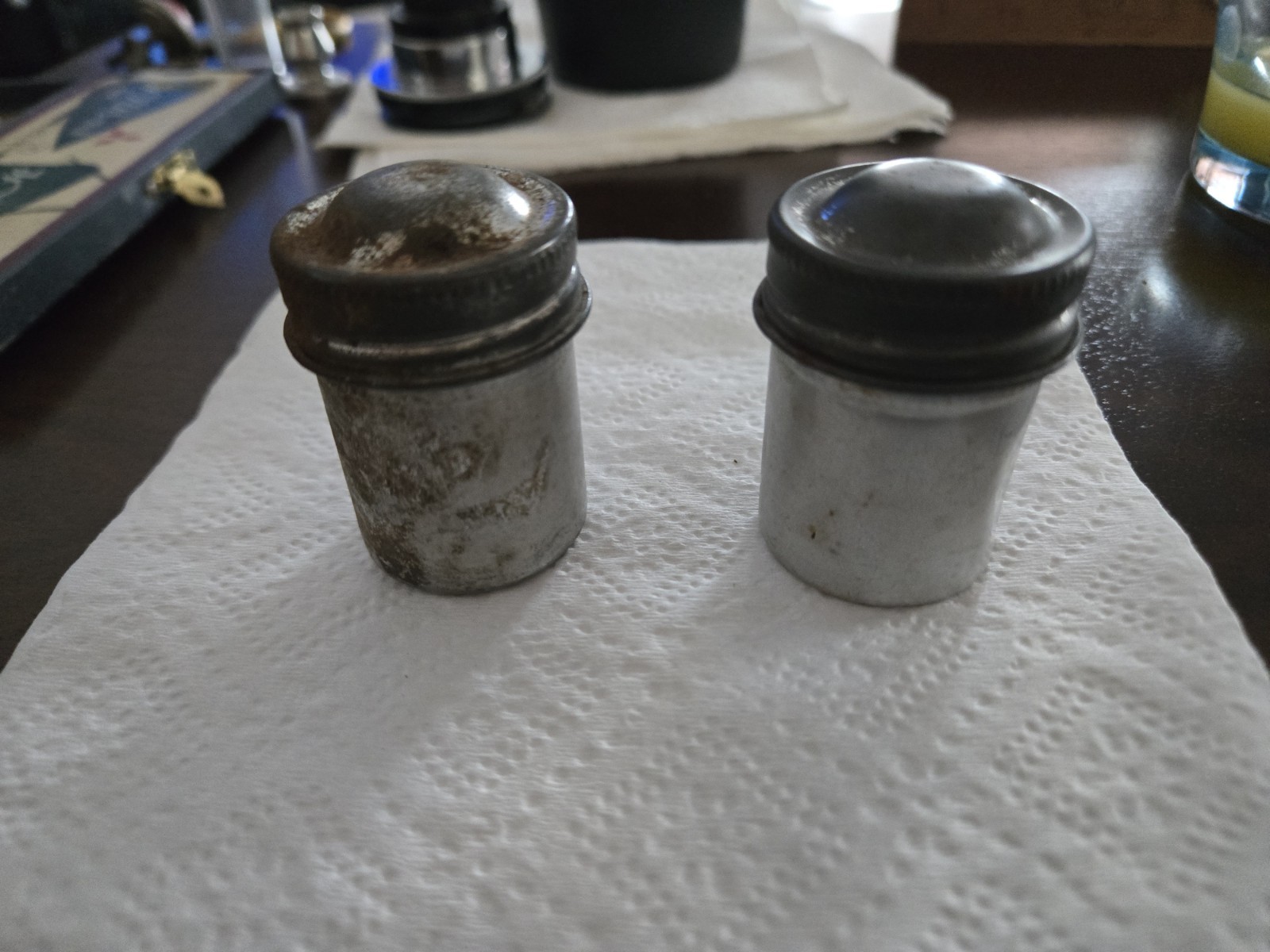 Vintage Aluminum 35MM Film Canisters Used