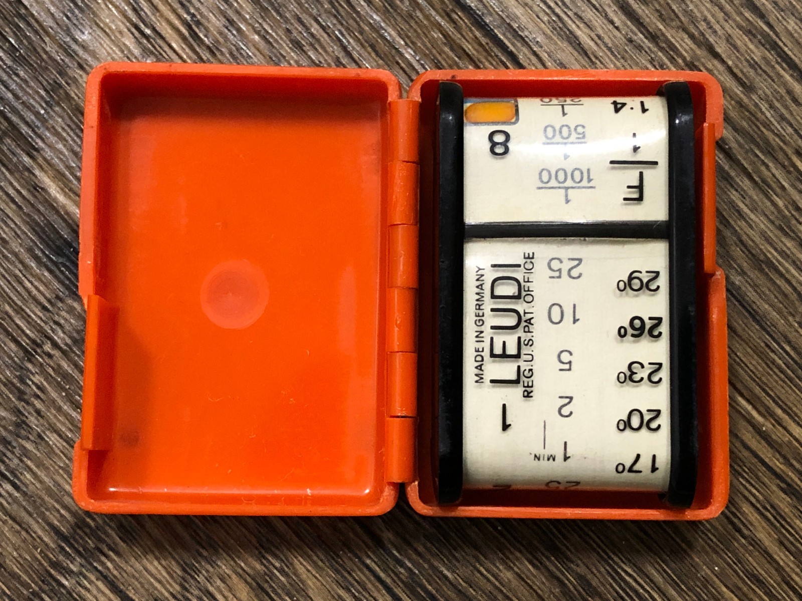Pre-War 30s German Leudi Film Camera Extinction / Exposure Meter & Plastic Case