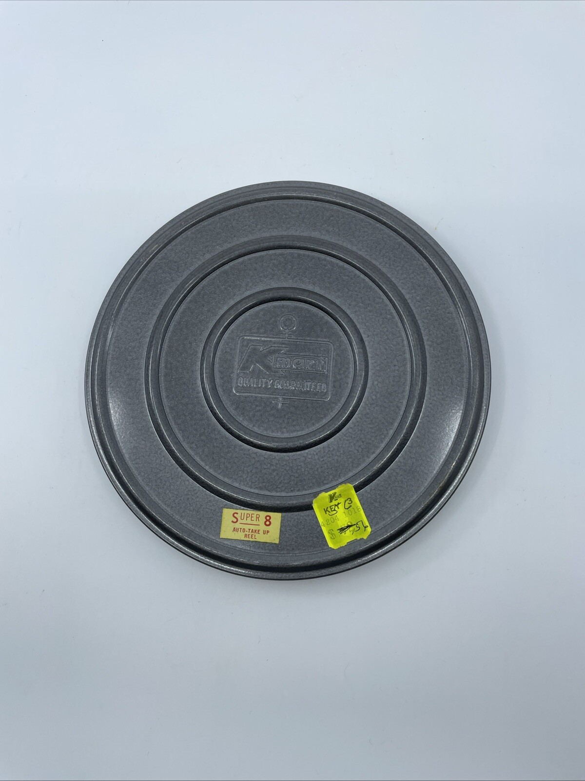 Vintage KMart Super 8 Auto-take Up Reel Metal 7″ Film Canister Wh1-4