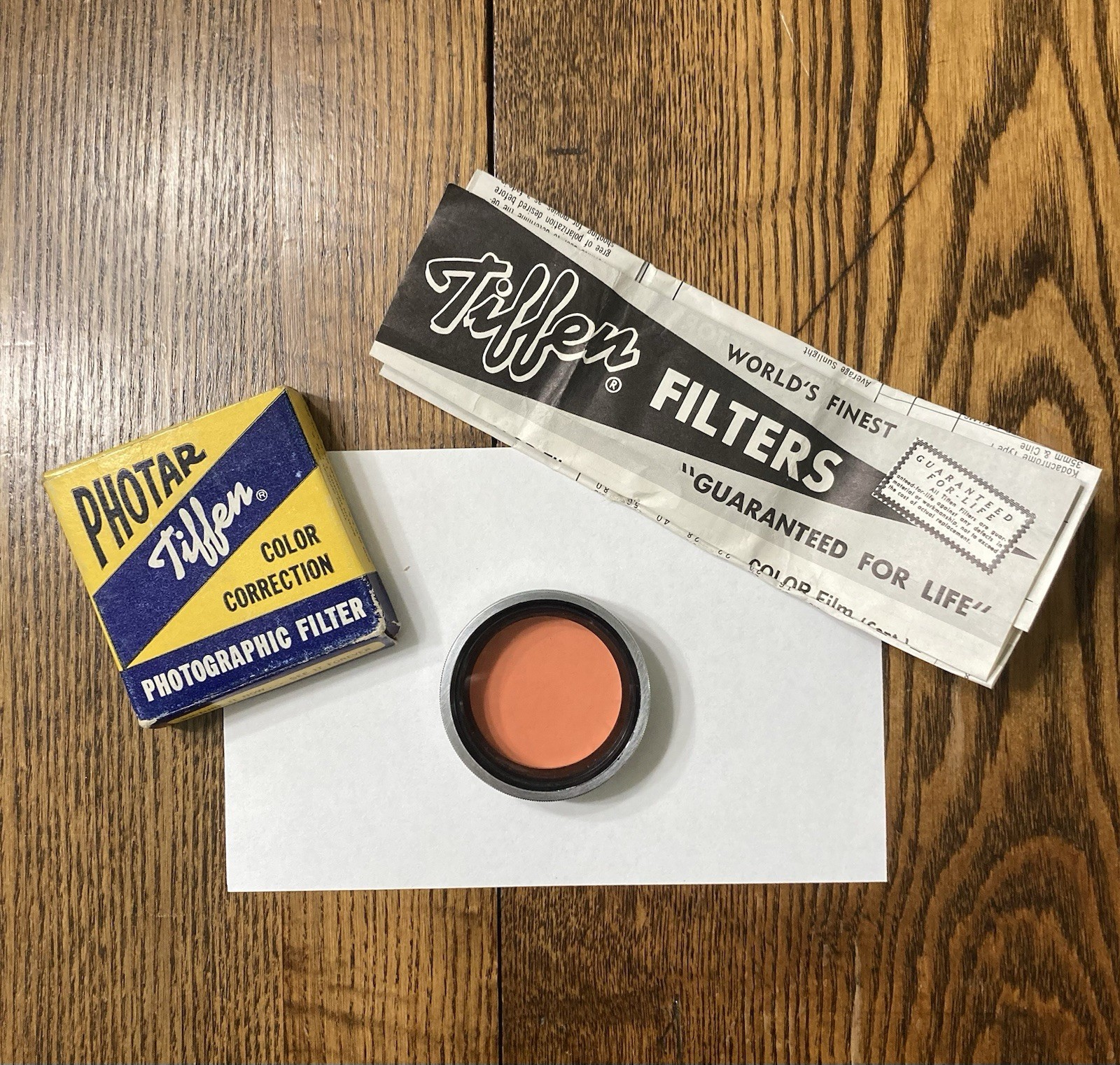 Kodachrome II Super 8 Cartridge & Tiffen Photar Filter w/ Kodak Adapter Ring