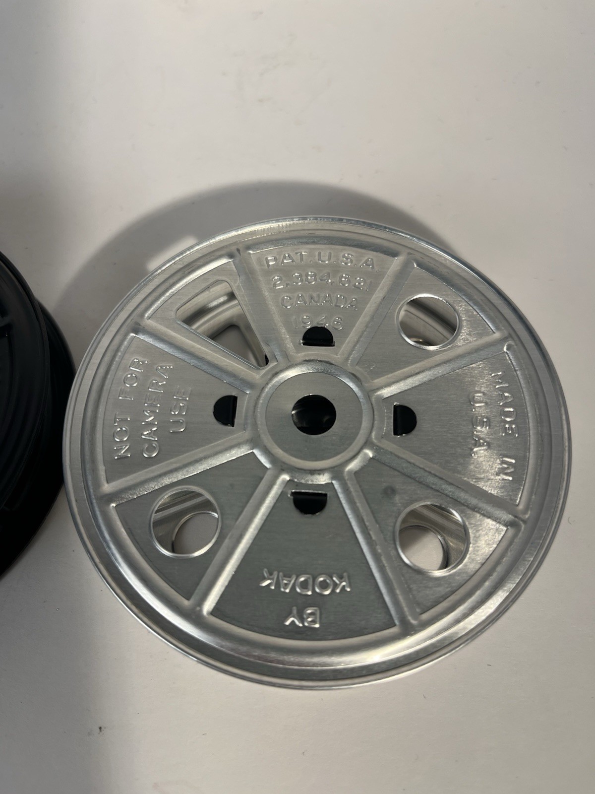 Vintage Kodak 3-5/8″ Aluminum 16mm Film Reel – 1946