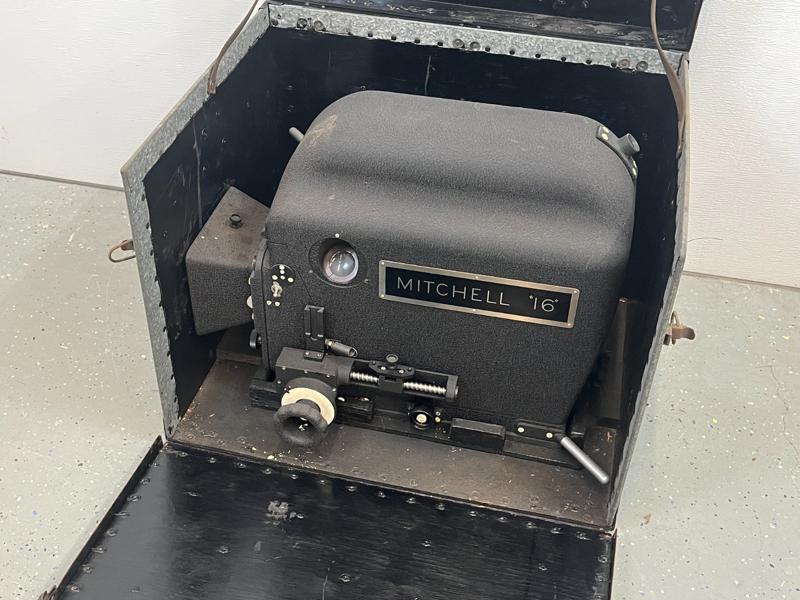 Mitchell 16mm Studio Sound Blimp Housing w/ Follow Focus Assy & Original Case