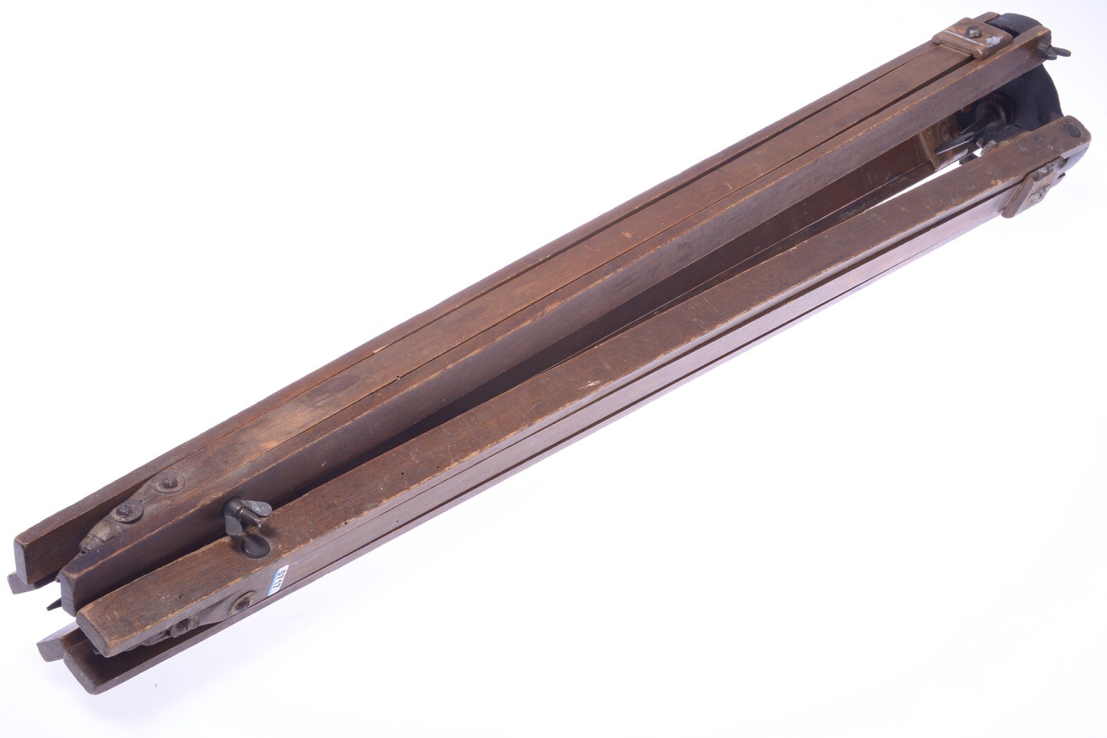 ✅ ANTIQUE WOOD TRIPOD 132CM 51.96″ GLASS PLATE LARGE FORMAT FIELD VIEW CAMERA