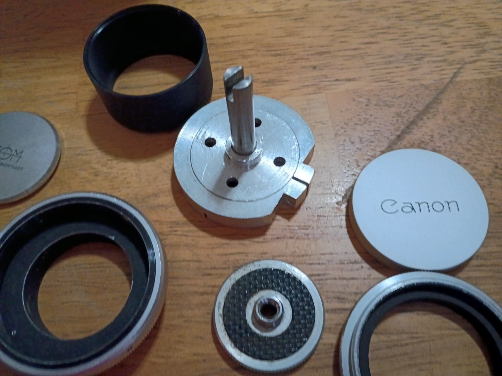 Lot of Assorted Vintage Camera Accessories and Lens Caps Holder More