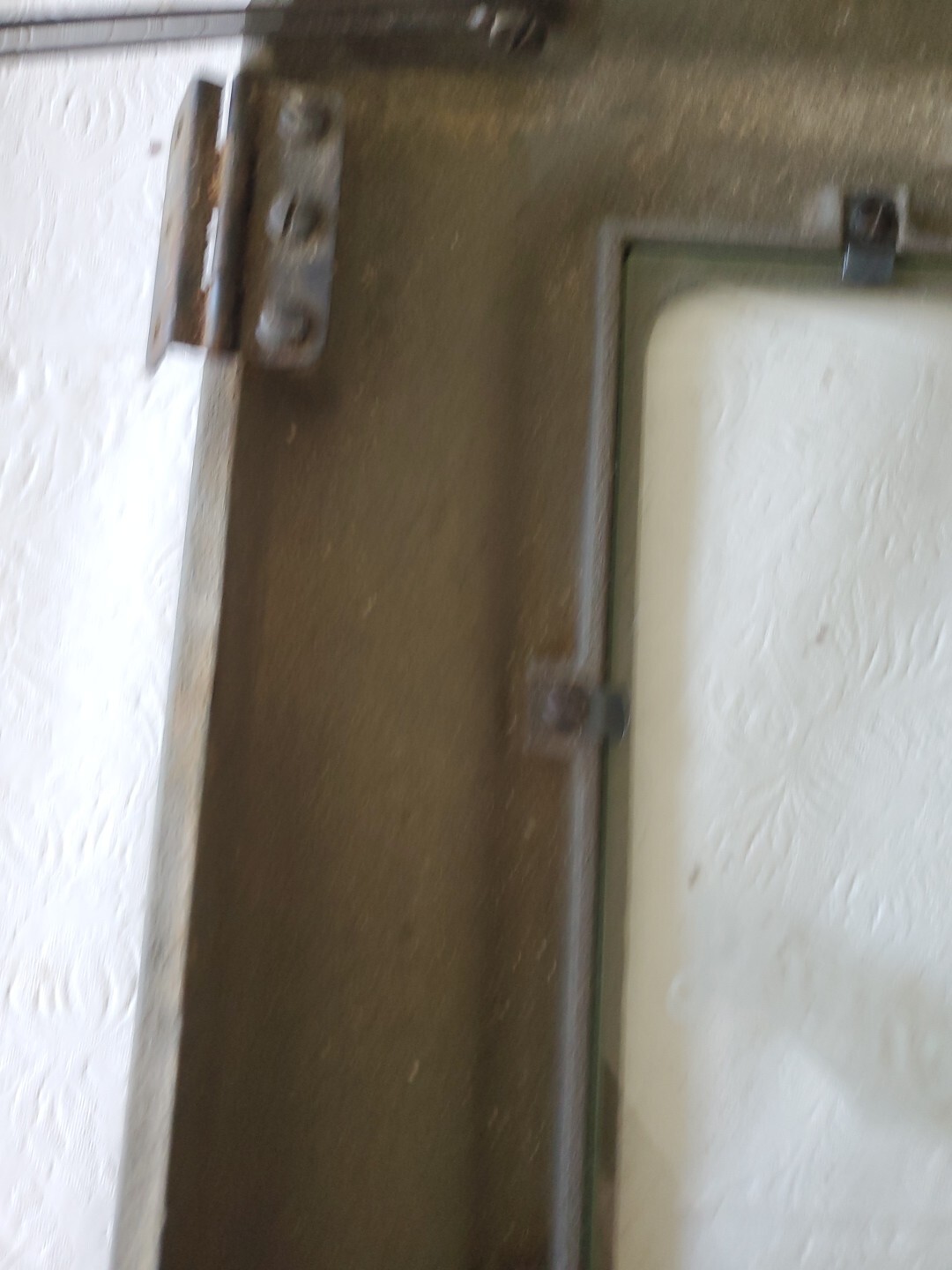 Century Projector Door with Glass Vintage Theater Decor 15×9.25