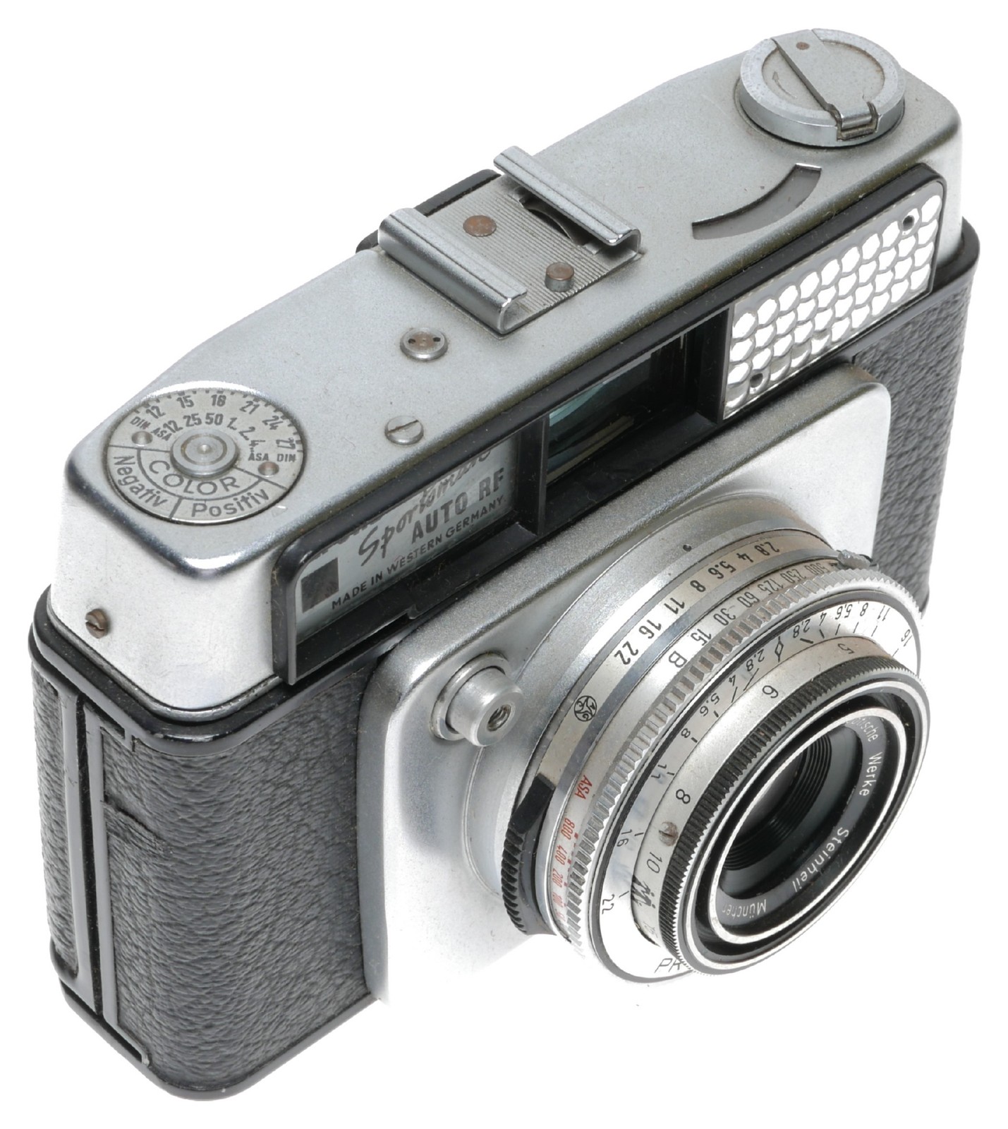 Ilford Sportsman Auto 35mm RF Camera Steinheil Cassar 1:2.8/45mm
