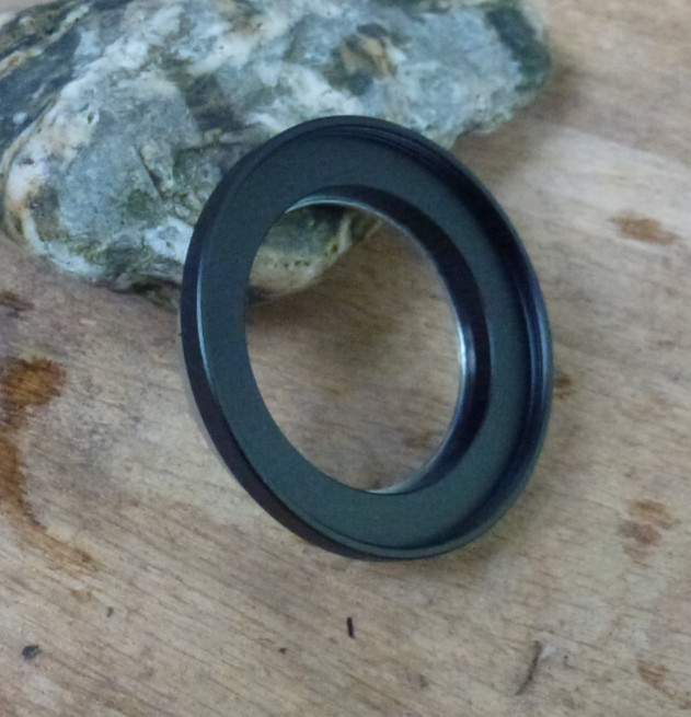 42mm A42 push fit slip on step up brass mount 49mm filters 2 part GB
