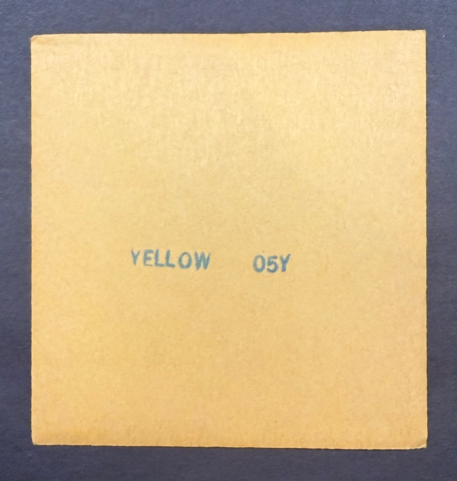 Vintage Camera Filter 3 inch 75mm x 75mm Square YELLOW 05Y NEW Sealed NOS