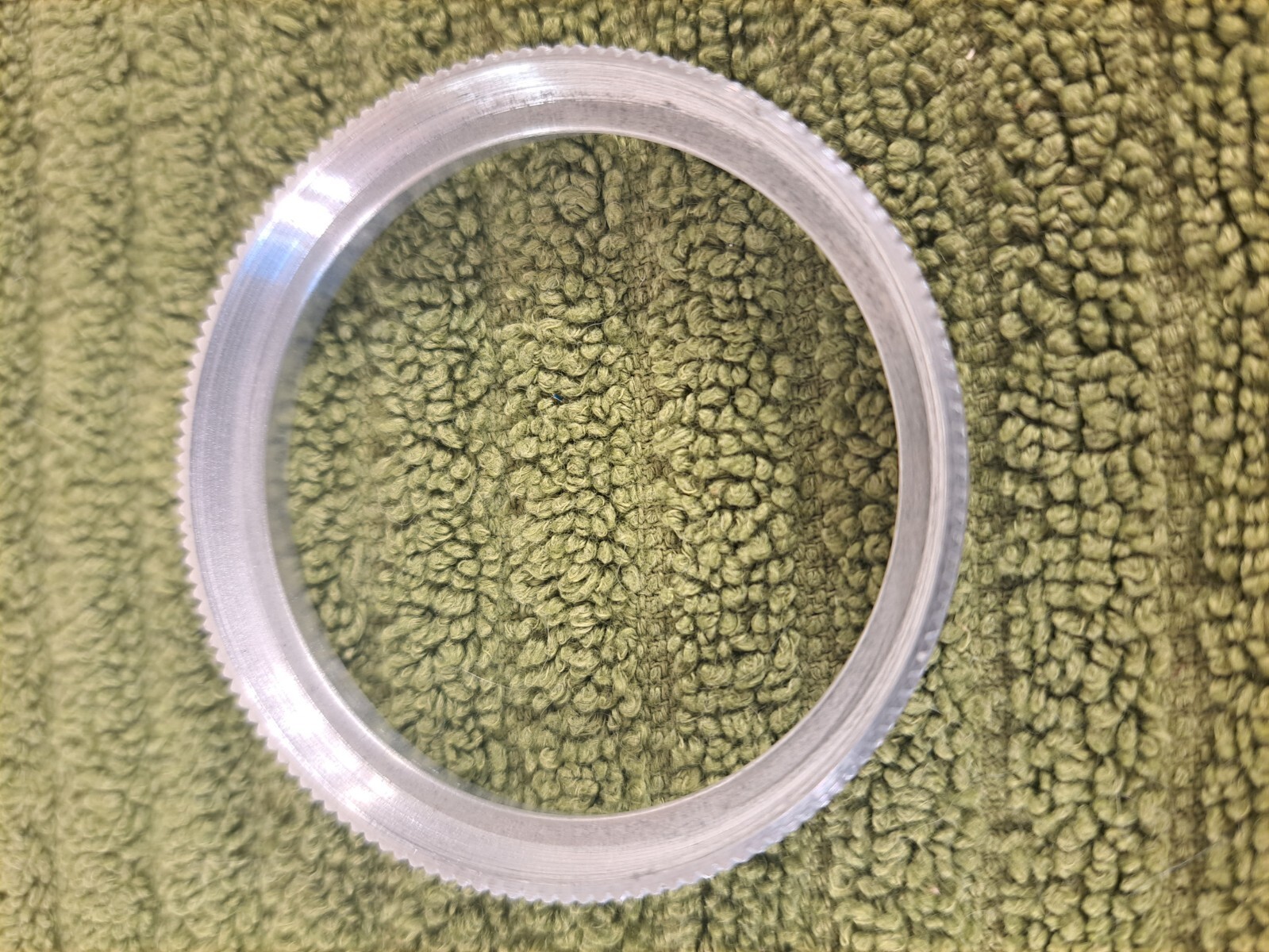 Vintage Silver Metal Lens Filter Retaining Ring Series 7 VII