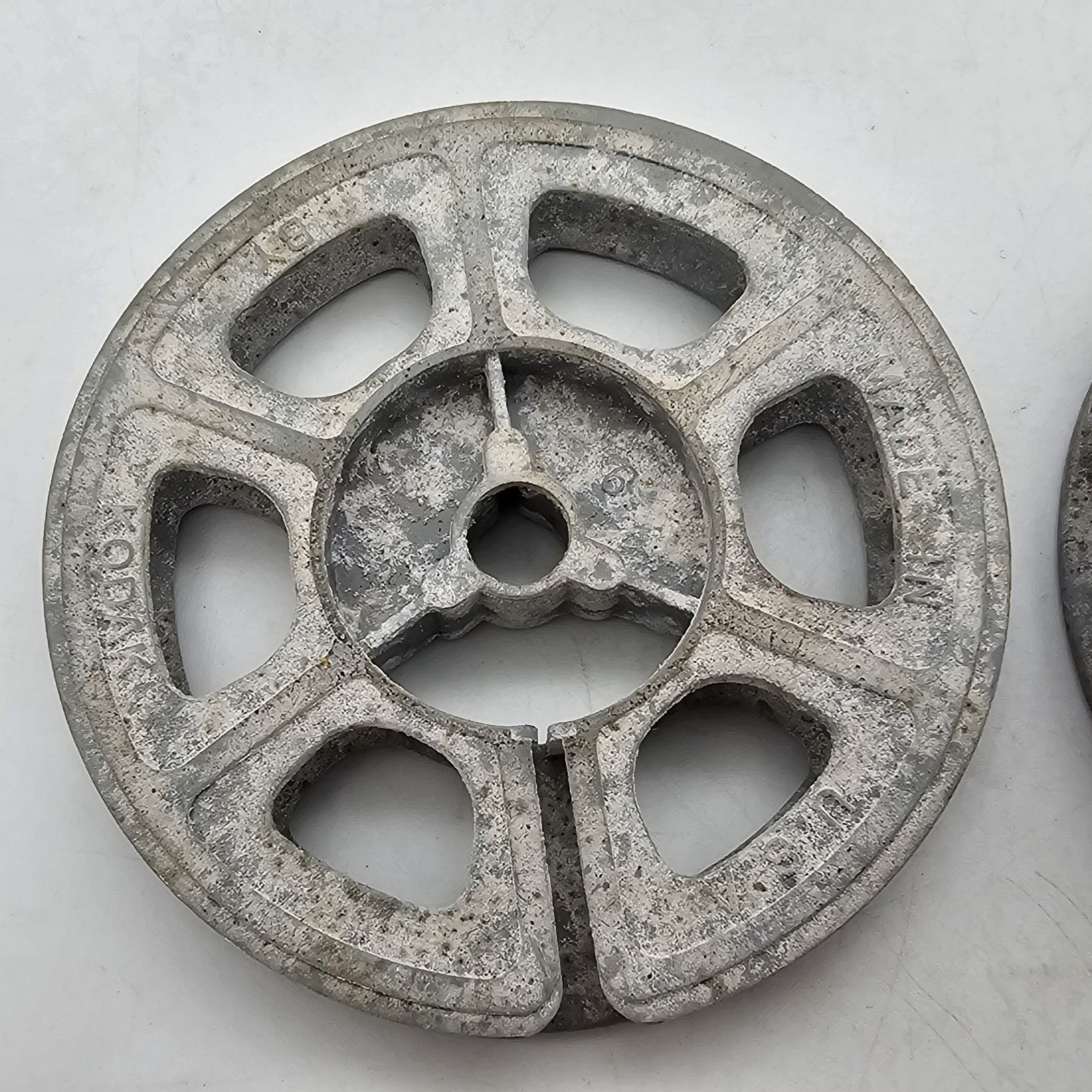 Vintage Kodak 3″ 8mm Film Reels Lot of 2 Gray Plastic USA Movie Projector Spools