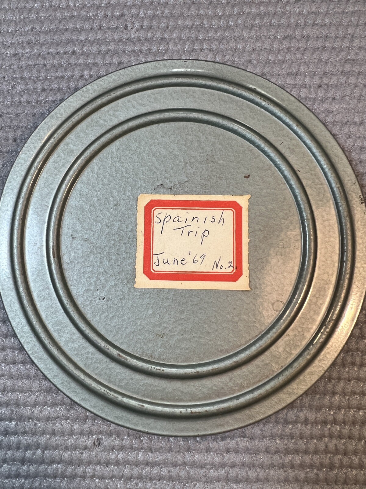 Smith-Victor 8mm Film Reel Carrying Case w 6 reels & 4 w movies from 1960s!