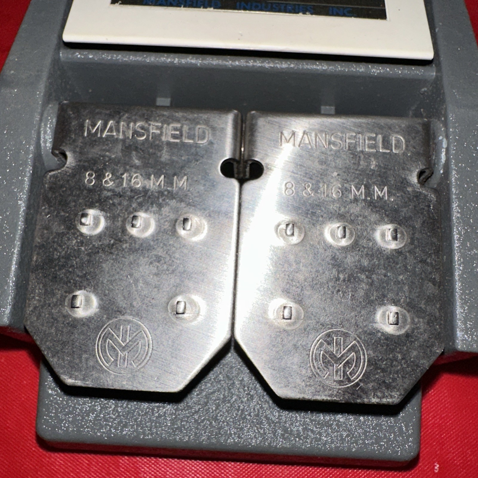 Vintage 8mm 16mm Movie Film Splicer Mansfield Chicago Illinois USA