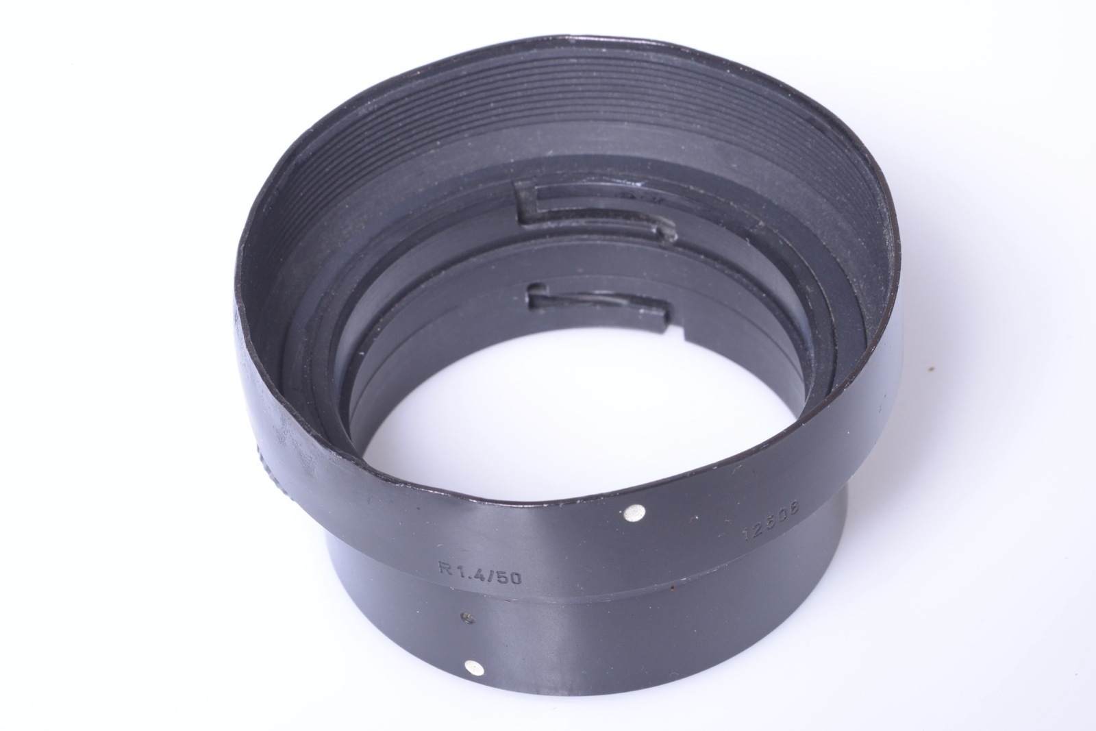 ✅ LEICA R HOOD, SUN SHADE ‘12508’ 50MM 1.4 SUMMILUX 1ST TYPE