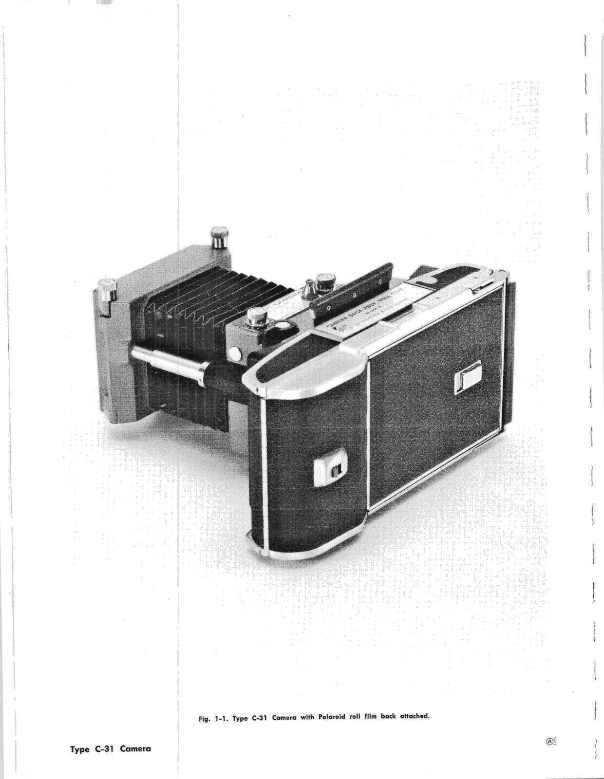 Vintage Polaroid Land Camera Back Series Forty Roll Film Adapter