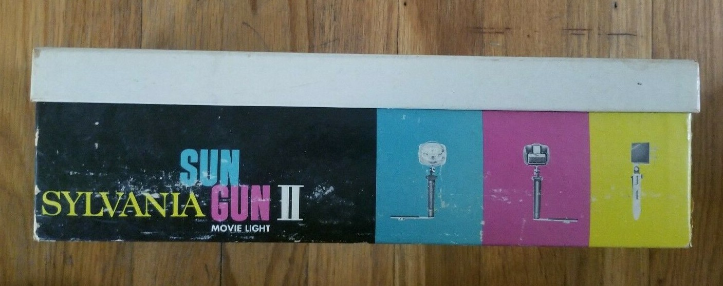 Vintage Sylvania Sun Gun II Movie Light with Box Model SG-55