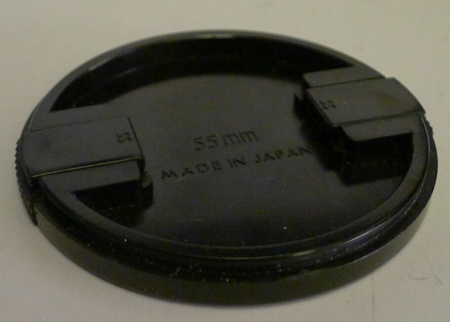 Sigma 55mm Lens Cap Pinch Cover – Factory Original – Made in Japan