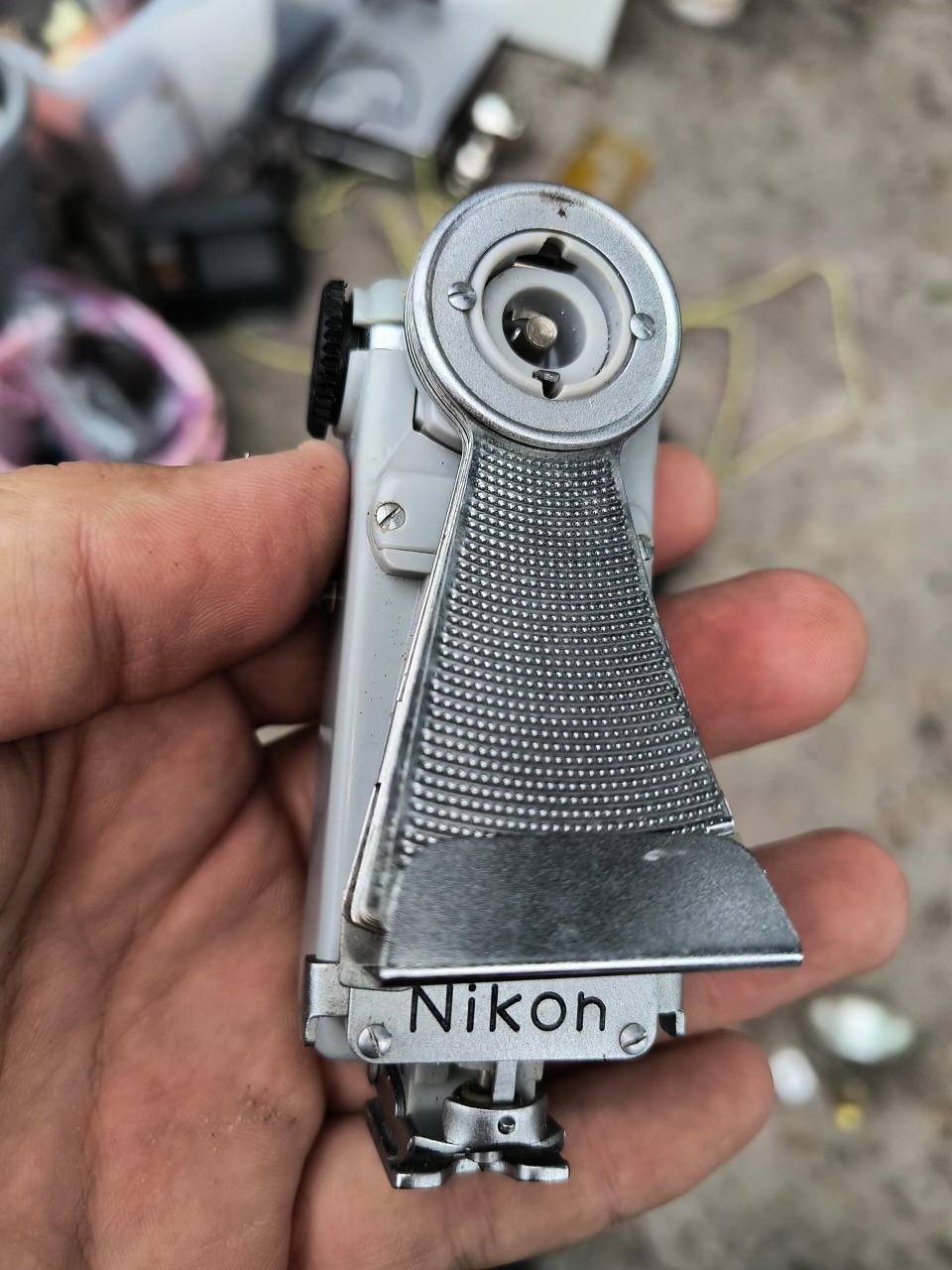 Nikon Vintage BC-5 flash unit Nikon rangefinder SP S2 S3 S4 No Battery Door G01