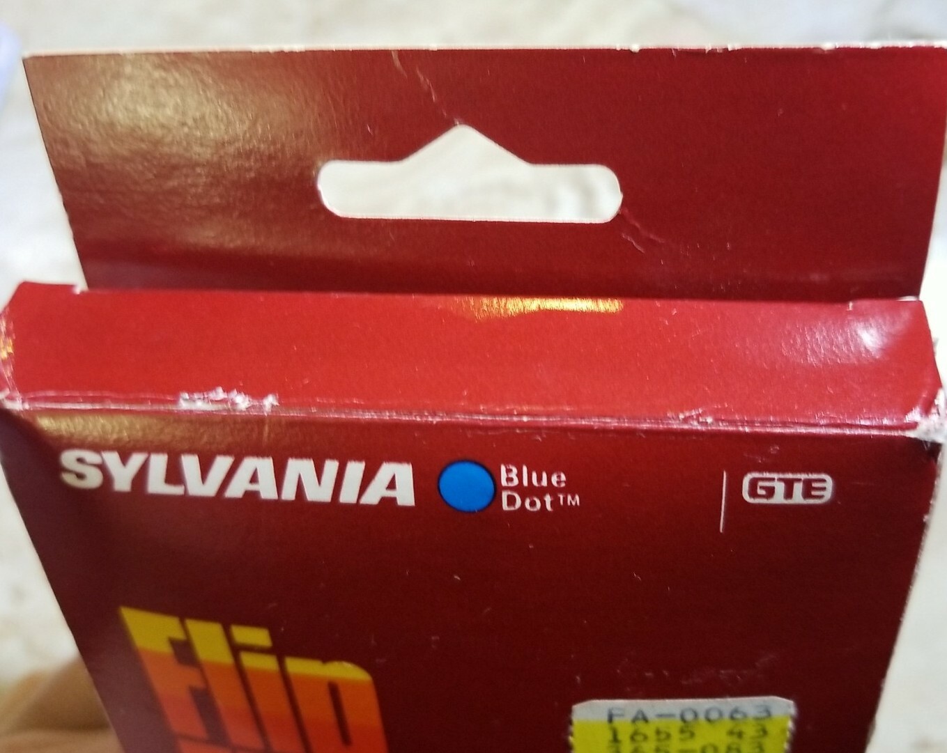 Sylvania FlipFlash Super 10 Two Pack Blue Dot Flashbulbs Flashbar New Old Stock