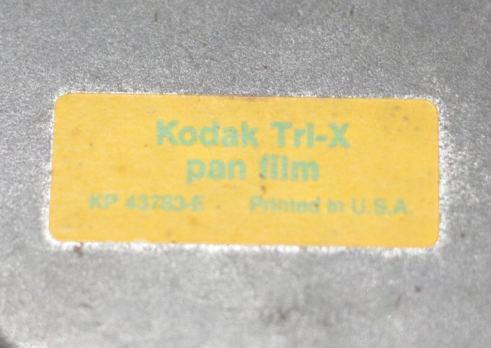 Vtge 1962 Eastman Kodak Empty TRI-X 35mm Negative Metal Film Tin Container #112