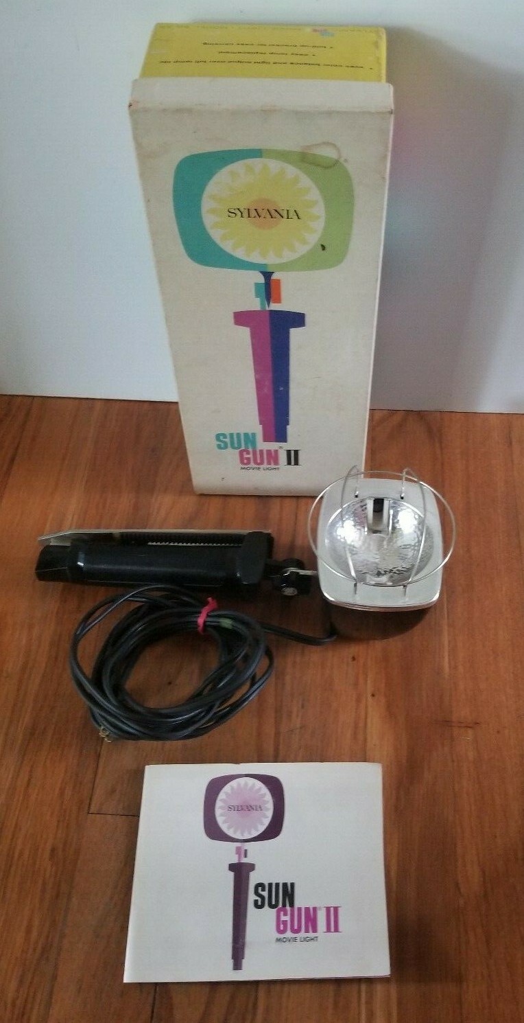 Vintage Sylvania Sun Gun II Movie Light with Box Model SG-55