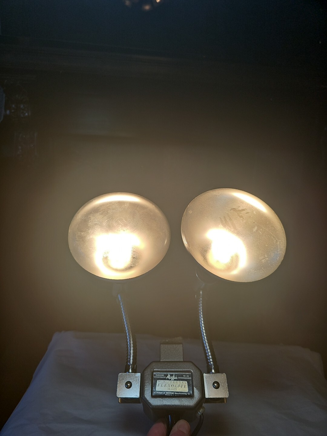 Vintage Mayfair Mini Flexolite Deluxe Lights Working!