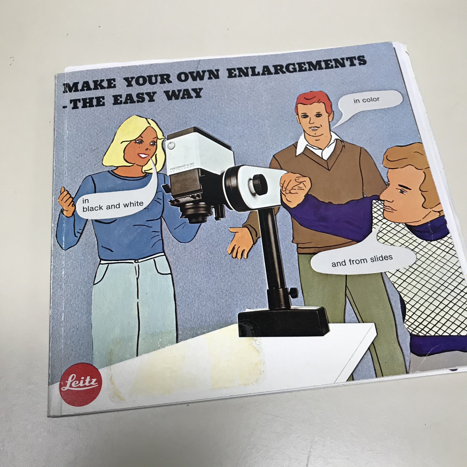 Leitz Illustrated Book “Make Your Own Enlargements” Gunter Spitzing-RARE HTF