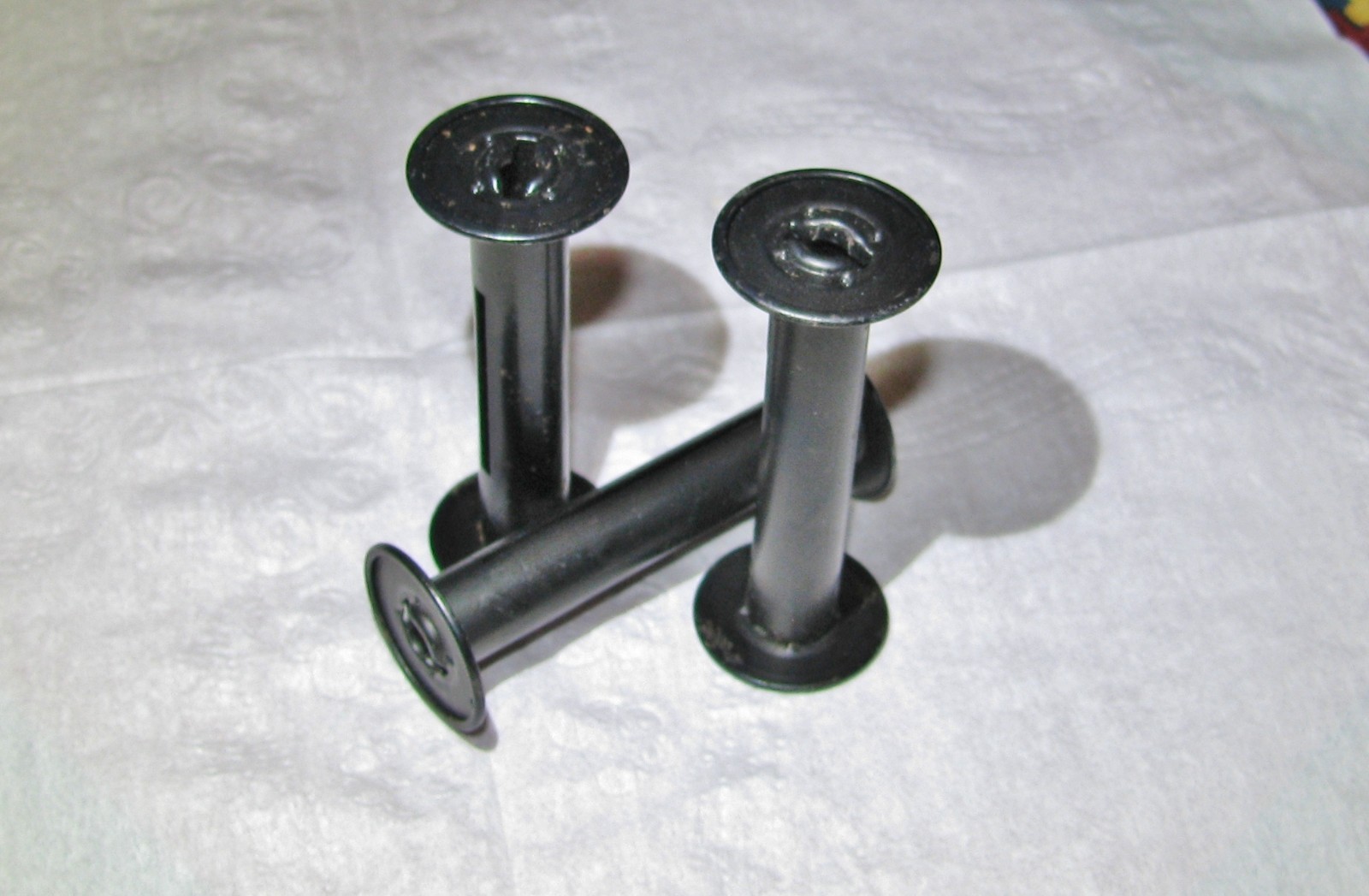 Lot of 3–120 ROLL FILM METAL TAKE-UP SPOOLS 6×6 6×4.5 6×9 Medium Format Cameras
