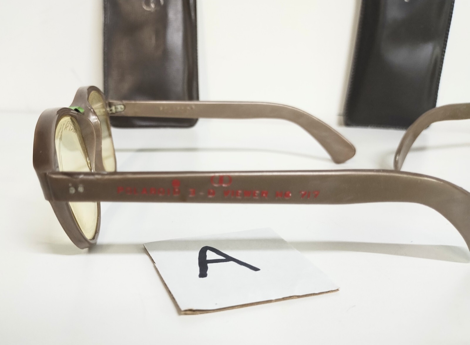RARE FIND! Vintage 1940/50 Polaroid 3D Glasses #717 With Slipcase Buy 1-4!