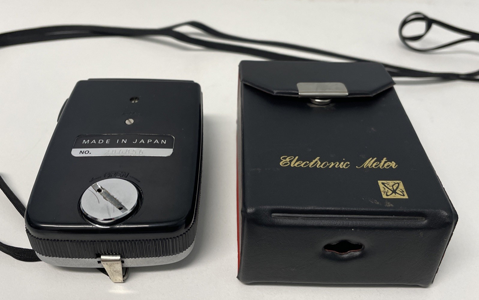 Sears Electronic Vintage Light Meter Camera Movie & Photo w/ Leather Case Japan