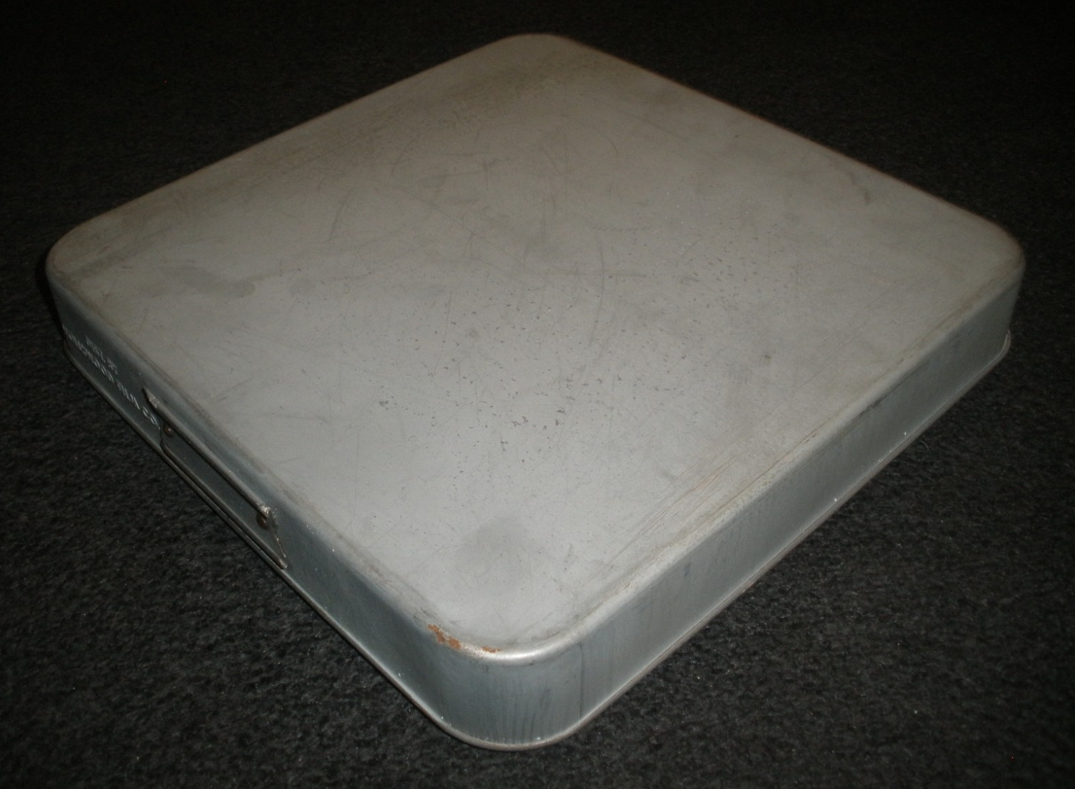 DIST. BY HOLLYWOOD FILM CO. Cinema Movie Reel Film 11 Inch Metal Container